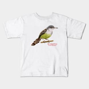 Bar-winged Prinia | Prinia familiaris Kids T-Shirt